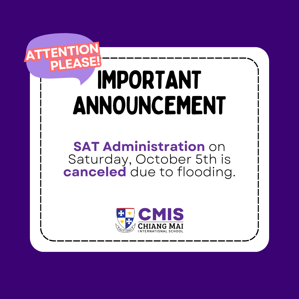 CANCELED SAT Administration - October 5, 2024